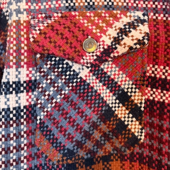 Northern Reflections Multicolor Plaid Shacket - Size M - Picture 4 of 9